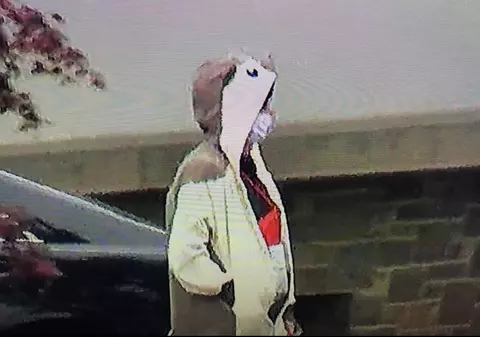 Un bărbat, costumat în urs panda, a fost împușcat de polițiști după ce a amenințat că se aruncă în aer la un post TV