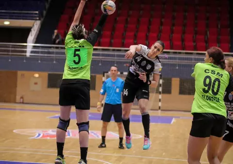 CSM București, la un pas de al doilea titlul consecutiv. ”Tigroaicele” își află vineri adversarul din semfinalele Final Four-ului Ligii FOTO