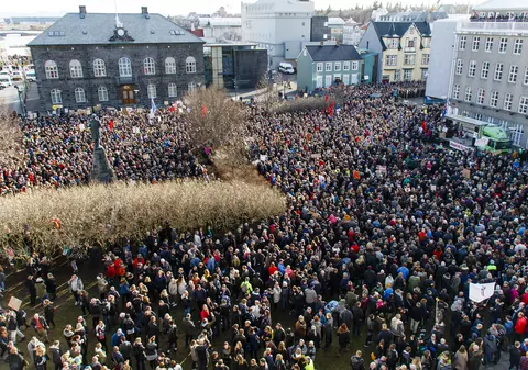 Urmările Panama Papers: Proteste de amploare la Reykjavik, islandezii cer demisia premierului