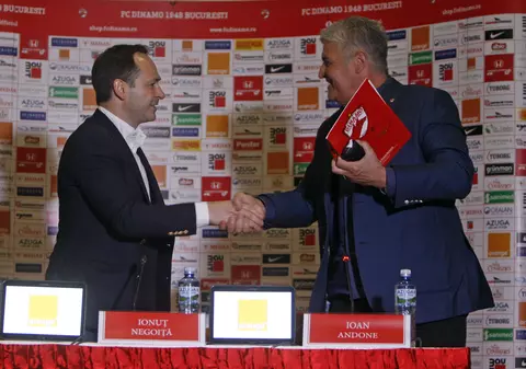 Andone, înscăunat a treia oară la Dinamo ”Suporterii merită o echipă campioană”. Negoiță: ”La anul, luptăm pentru titlu!” | VIDEO