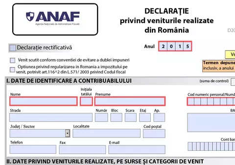 Astăzi este ultima zi în care poți depune Declarația 200 privind veniturile realizate în România în 2015. Ce se întâmplă dacă întârzii