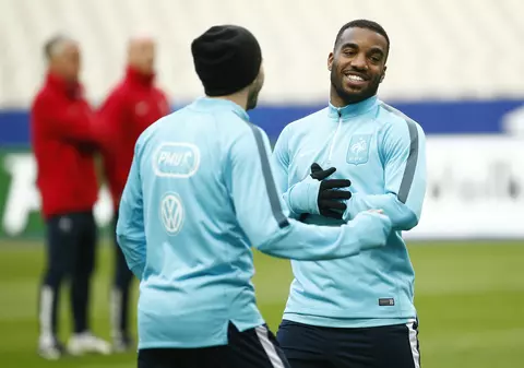 Într-un meci școală, Franța a învins Bayonne Under 19. Lacazette a marcat trei goluri