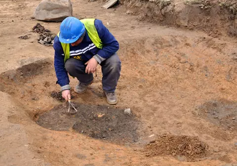 Vestigii dacice, distruse de constructorul drumului de centură al municipiului Târgu-Jiu