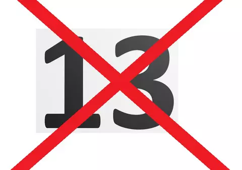13 numere mai rele decât 13