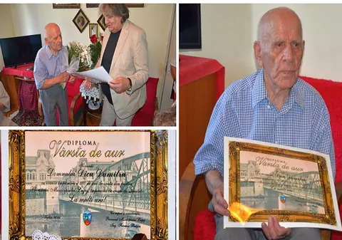 Un lugojean ajuns la 100 de ani dezvăluie secretul unui secol de viață