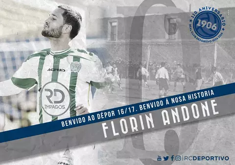 Florin Andone a semnat cu La Coruna. Contract de lungă durată la Deportivo