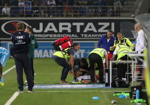 Liga Europa. Bogdan Țâru, la un pas de tragedie. Se putea repeta cazul Patrick Ekeng