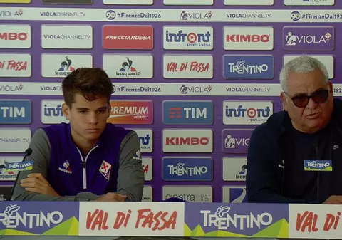 Ianis Hagi a susţinut prima conferinţă de presă la Fiorentina: ”Sper să calc pe urmele lui Mutu” GALERIE FOTO și VIDEO