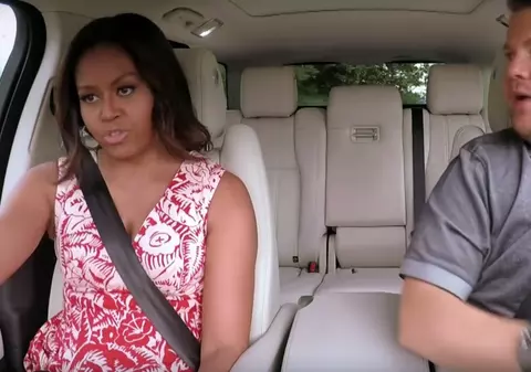 Michelle Obama, karaoke în mașină. Prima Doamnă a SUA a făcut show | VIDEO