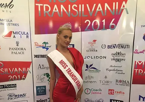 Ea este cea mai frumoasă fată din Ardeal! Denisa Luisa Popa a fost desemnată „Miss Transilvnia 2016” GALERIE FOTO