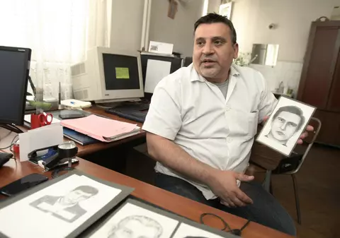 EXCLUSIV /  De 16 ani, face portrete-robot ale infractorilor fugari scotocind în memoria martorilor. I-a desenat pe Passaris și pe ”Grenadier”