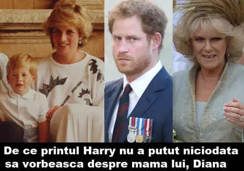 De ce nu a vorbit niciodată prințul Harry despre moartea prințesei Diana