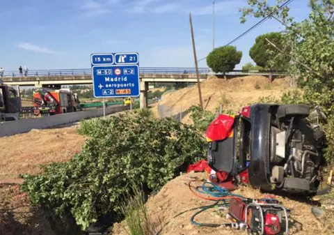 Familie de români, implicată într-un grav accident în Spania. Un copil de 8 ani şi bunica lui au murit
