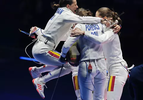 Jocurile Olimpice. România - China 44-38! Spadasinele au luat AURUL. Ana Maria Popescu a fost genială. Am umilit campioana olimpică FOTO