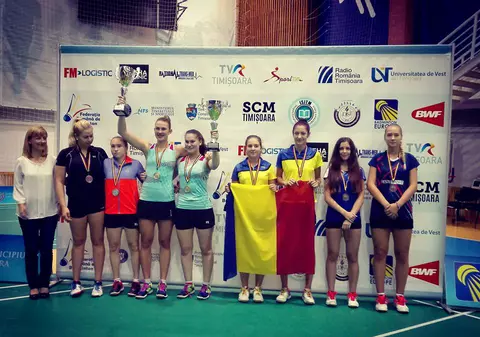 Badminton. Tricolorii s-au oprit în semifinale și în ”sferturi”, la Romanian Junior 2016 / GALERIE FOTO