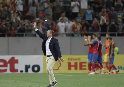 Steaua - Manchester City. Reghecampf: ”Am mai jucat contra lui Guardiola. Vom avea timp să punem la punct meciurile”