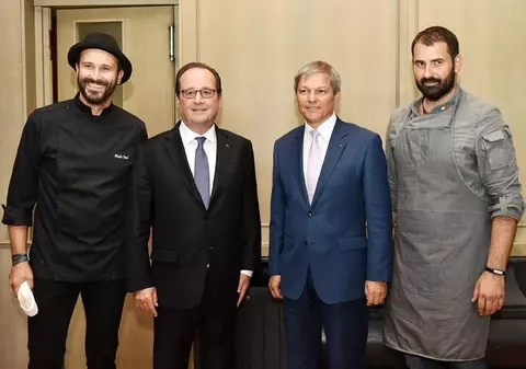 Nicolai Tand a gătit pentru președintele Franței, Francois Hollande
