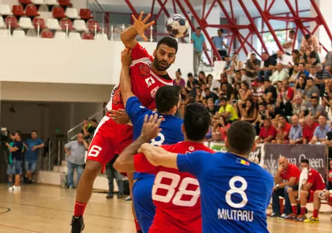 Dinamo a câștigat derby-ul cu HC Dobrogea Sud din Liga Națională de handbal masculin