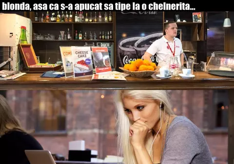 A încercat să impresioneze o femeie frumoasă țipând la chelneriță. Nu i-a ieșit
