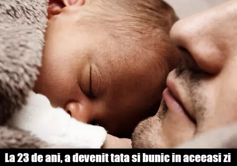 Un student de 23 ani a devenit tată și bunic în aceeași zi. Cum a fost posibil