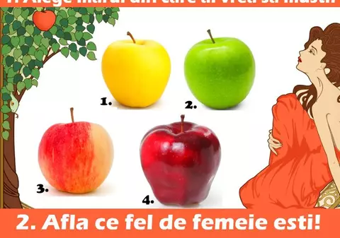 Testul Evei. Alege un măr pentru bărbatul din viața ta și vezi ce fel de femeie ești!