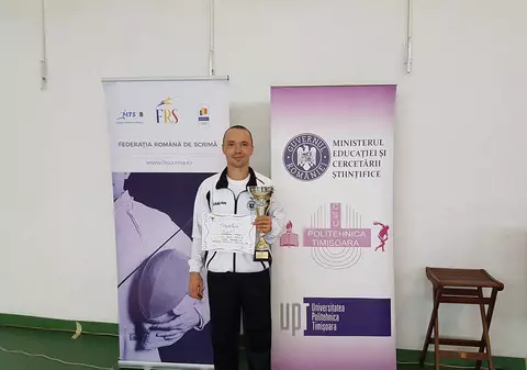 Radu Dărăban a cucerit Cupa României la floretă masculin