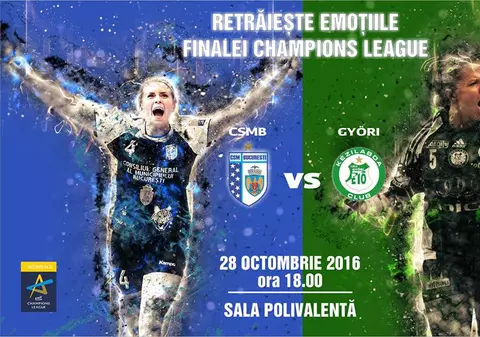 CSM București a învins clar pe HCM Rm. Vâlcea. Încălzire pentru meciul cu Gyor, de vineri, din Liga Campionilor