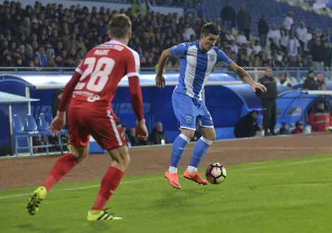 Cine e Marius Briceag, fundașul de la CSU Craiova care a bătut Dinamo. ”Câinii” l-au avut în curte, oltenii l-au trimis pe la FC Voluntari