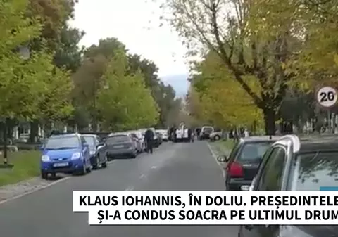 Klaus Iohannis, în doliu. Președintele și-a condus soacra pe ultimul drum