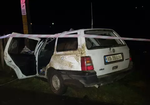 Ucis de cal! Un șofer a murit pe loc după ce a lovit animalul pe șosea