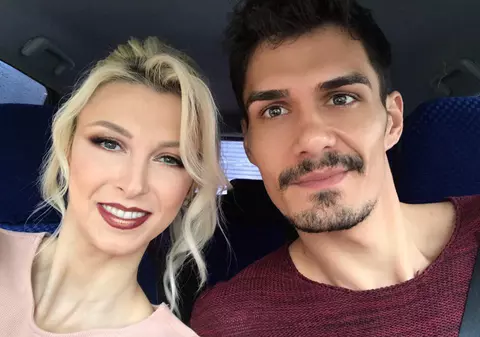 George Burcea a uitat de ziua iubitei lui. Ce a scris în dreptul imaginii cu Andreea Bălan