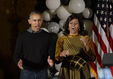 Barack și Michelle Obama au dansat la Casa Albă de Halloween | VIDEO