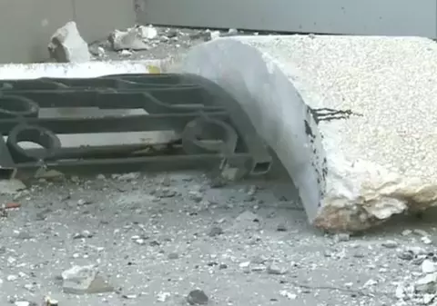 Un balcon s-a prăbușit, la Constanța. Nu există victime