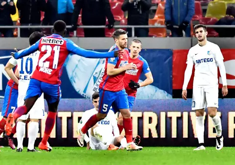 Liga 1, etapa 19. Steaua - Pandurii 3-1. Roș-albaștrii s-au trezit după pauză și au revenit în frunte. Reacții / LIVETEXT & VIDEO