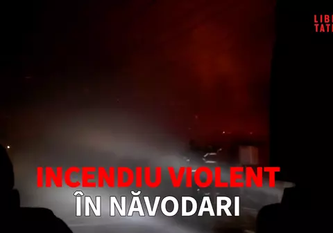 Incendiu în județul Constanța. O bătrână a fost scoasă din flăcările care au înghițit două case