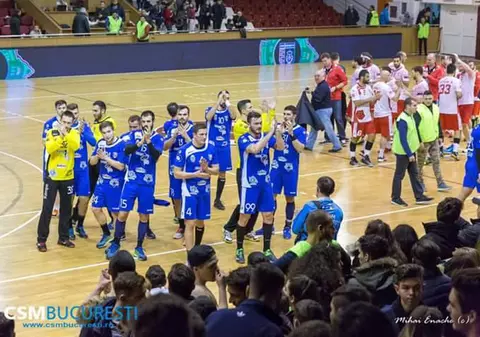 Rezultate din optimile Cupei României la handbal. Dinamo a marcat 48 de goluri la Iași, Steaua și CSM București, în sferturi
