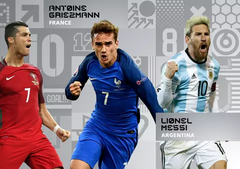 Griezmann, Messi şi Ronaldo, finaliştii FIFA pentru titlul de ”Jucătorul anului 2016”