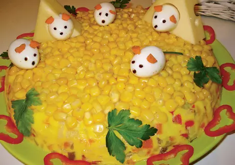 Salata de boeuf cu porumb