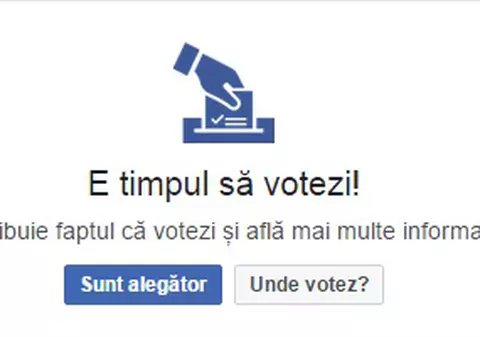 Facebook îndeamnă românii să meargă la urne