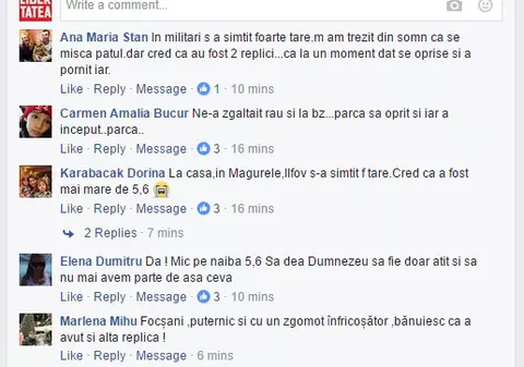 Cum s-a simțit cutremurul de azi, 28 decembrie. Mărturiile românilor