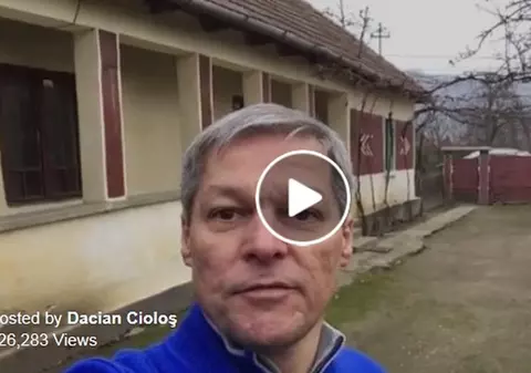 Mesajul lui Dacian Cioloș înainte de alegeri, transmis din curtea casei sale | VIDEO