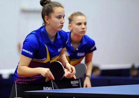 Tenis de masă. Adina Diaconu și Andreea Dragoman vor lupta pentru aur în proba de dublu la Mondialele de juniori