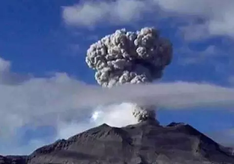 Erupție spectaculoasă în Peru | VIDEO