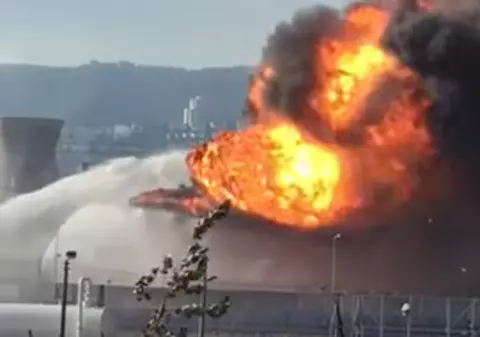 Incendiu de proporții la o rafinărie din orașul israelian Haifa