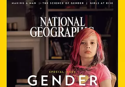 O fată de 9 ani care și-a schimbat sexul în 2012, pe coperta "National Geographic" din ianuarie