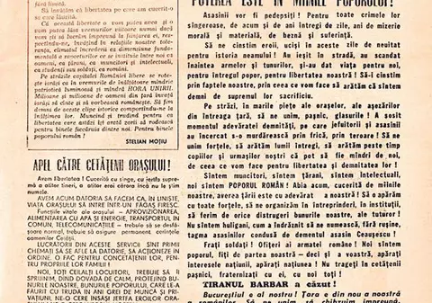 Singurul ziar liber tipărit pe 22 decembrie 1989. Cum arăta primul număr al ziarului Libertatea