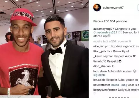Aubameyang și-a pierdut bagajele. S-a dus în tricou la ceremonia de decernare a ”Balonului de Aur” - varianta africană!