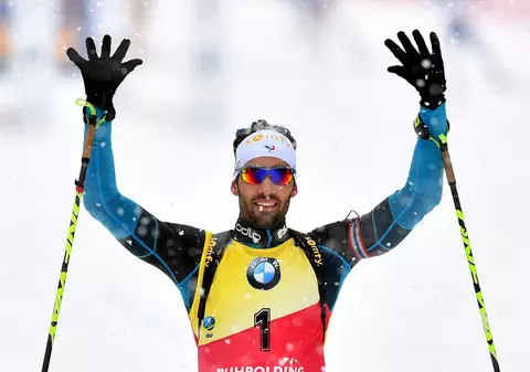 Martin Fourcade, învingător în urmărirea pe distanța de 12,5 km de la Ruhpolding
