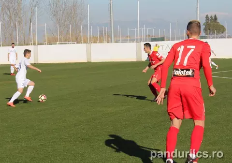 Echipa Pandurii a pierdut amicalul cu Lechia Gdansk