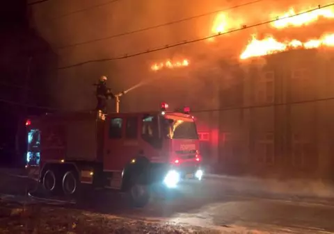 Incendiu puternic la un spital din Timiș! 70 de bolnavi, evacuați!